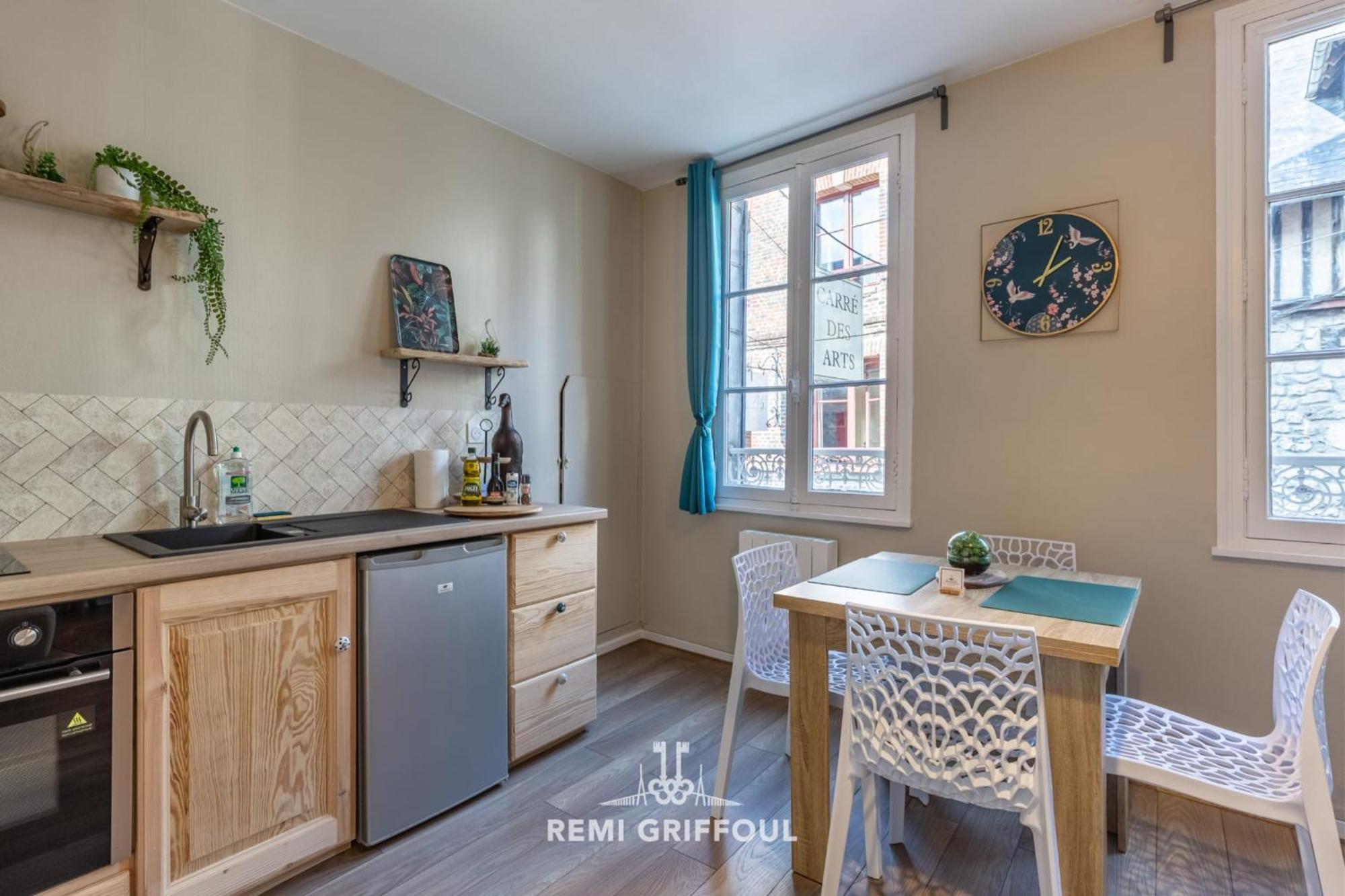 Emeraude Cozy Nest 3 Heart Of Historic District 2 Guests Honfleur Exterior photo